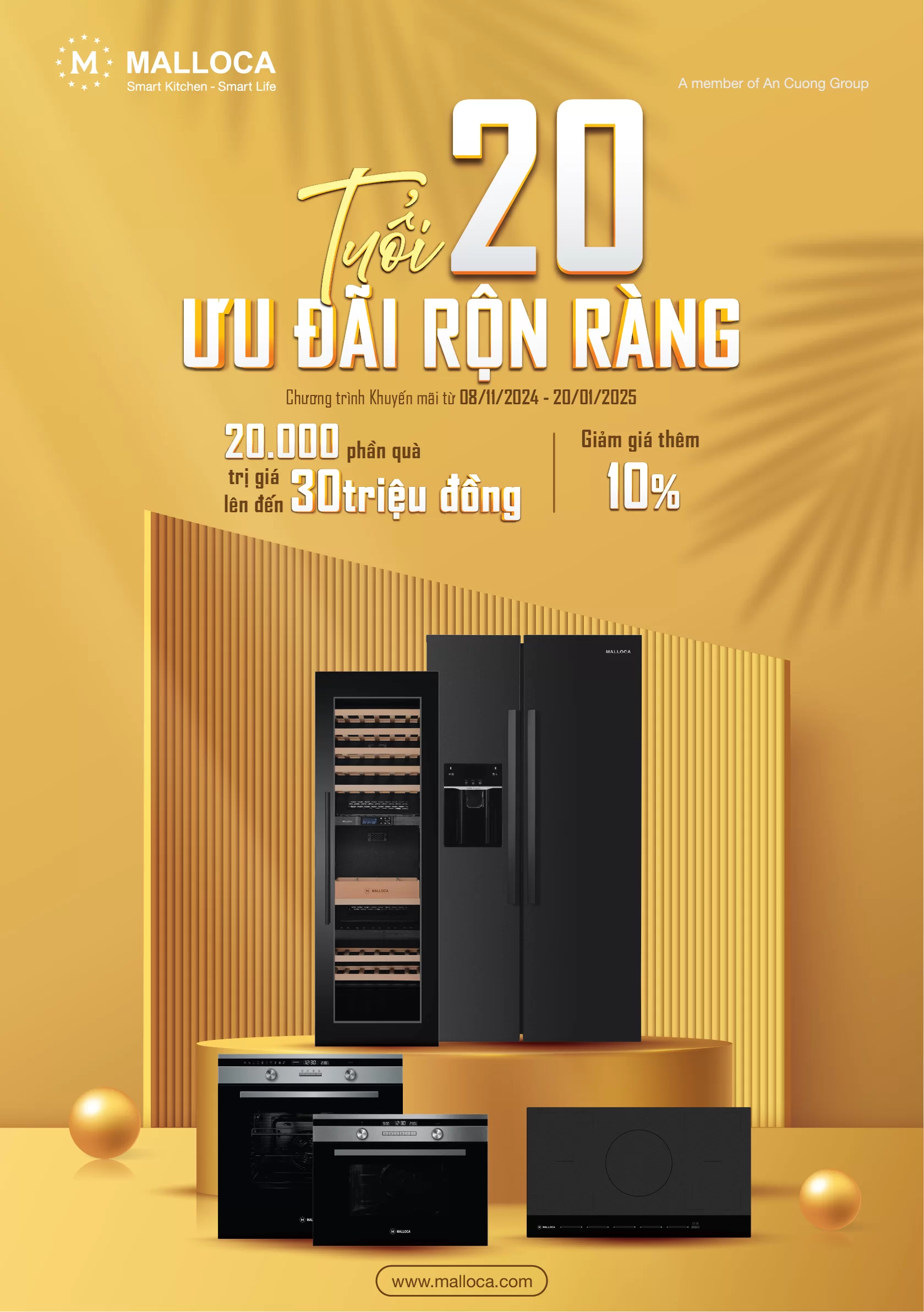TUỔI 20, ƯU ĐÃI RỘN RÀNG – QUÀ TẶNG LÊN ĐẾN 30 TRIỆU ĐỒNG
