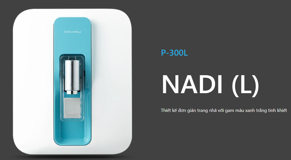Máy lọc nước Coway NADI - P-300L- có lõi kháng khuẩn