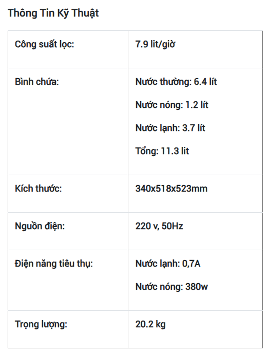 Máy lọc nước Coway CHP – 18AR (VILLAEM2)