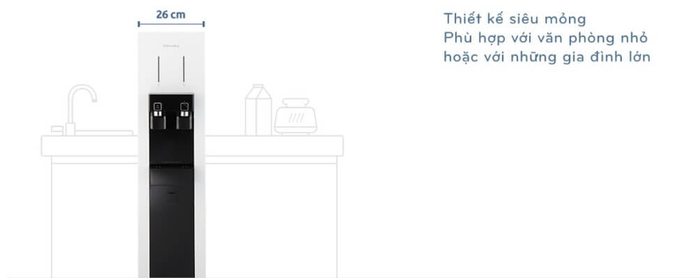 Máy lọc nước nóng lạnh Coway Harry CHP-590R - Tủ đứng