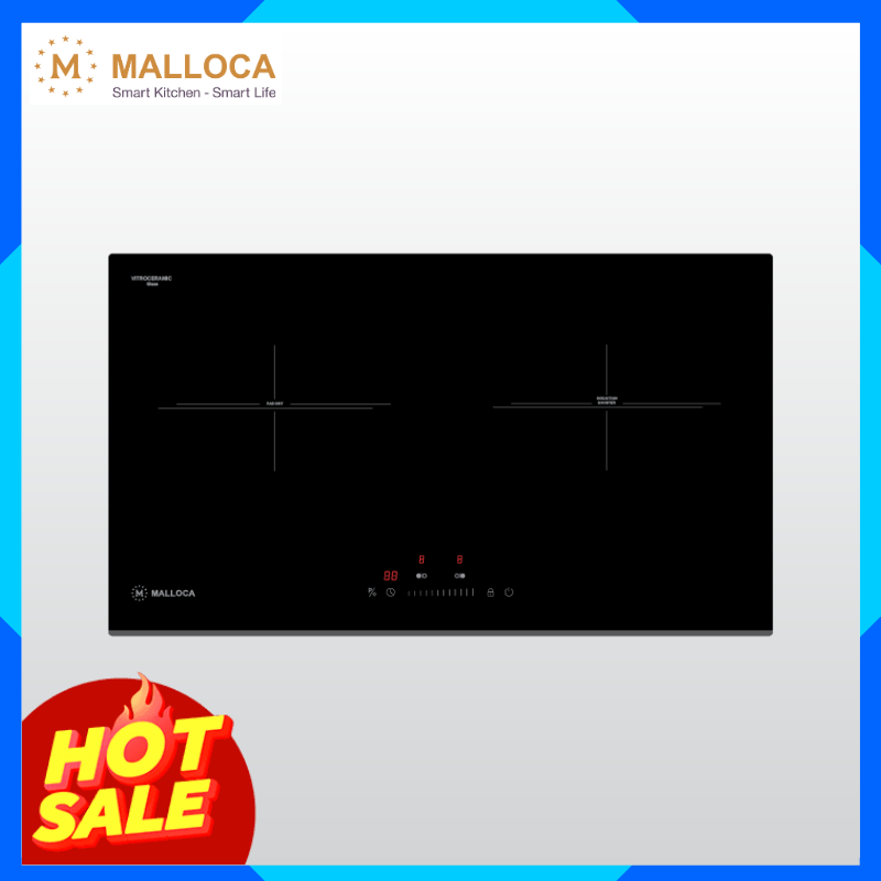 Bếp kính âm 1 điện và 1 từ MH-732 IRN