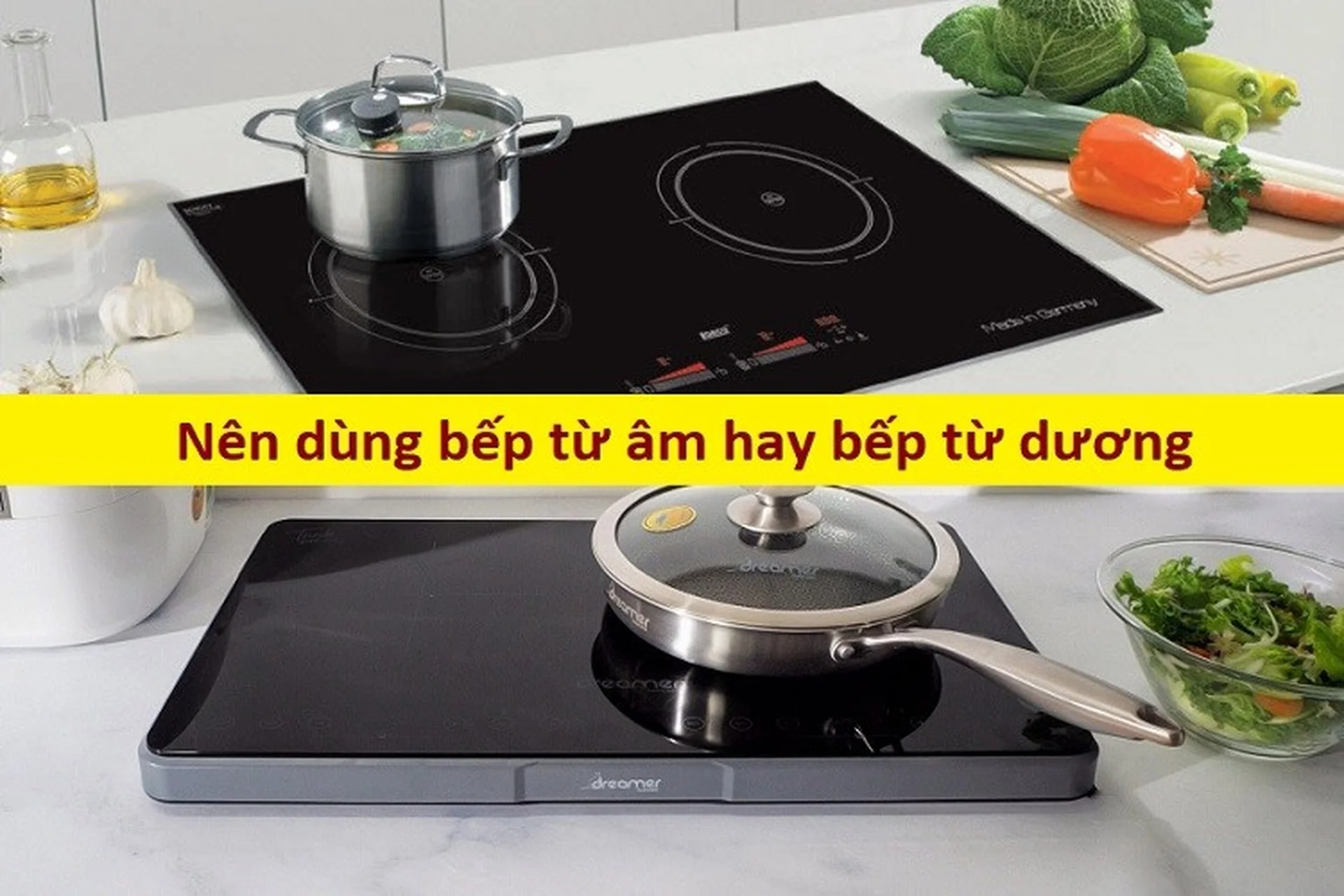Bếp từ âm và bếp từ dương khác nhau thế nào? 1 Bếp từ âm và bếp từ dương khác nhau thế nào?