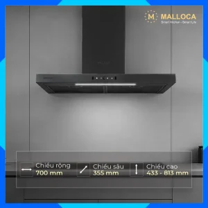 Máy hút mùi áp tường dạng chữ T 70 cm MH7035TS 9 Máy hút mùi áp tường dạng chữ T 70 cm MH7035TS