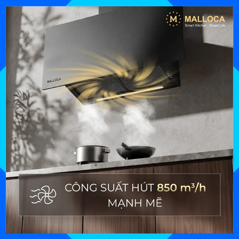 Máy hút mùi áp tường dạng chữ T 90 cm MH900VTC 5 Máy hút mùi áp tường dạng chữ T 90 cm MH900VTC