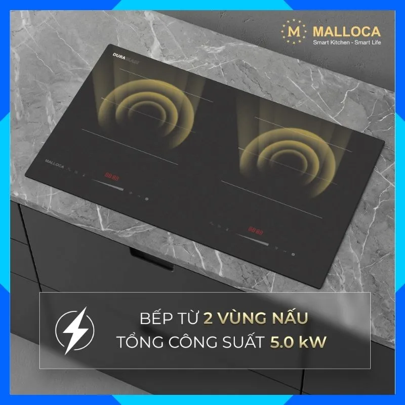 Bếp từ 2 vùng nấu ECO MI73TWES 3 Bếp từ 2 vùng nấu ECO MI73TWES