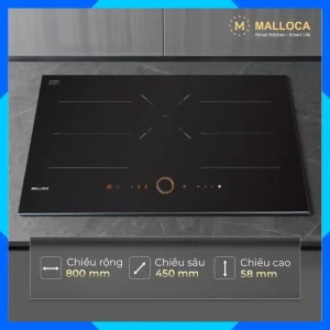Bếp từ 3 vùng nấu 80cm chống trầy MI803ES 10 Bếp từ 3 vùng nấu 80cm chống trầy MI803ES