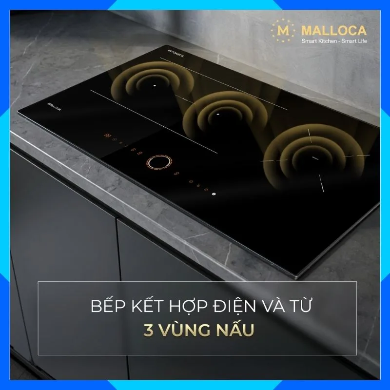 Bếp từ kết hợp hồng ngoại 3 vùng nấu 80cm MIR9021ES 7 Bếp từ kết hợp hồng ngoại 3 vùng nấu 80cm MIR9021ES