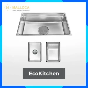 Chậu rửa chén hạn chế trầy ECO MS7643SS