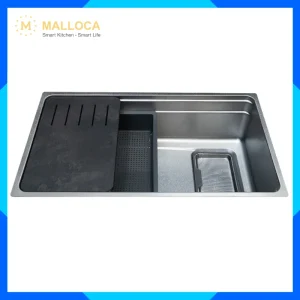 Chậu rửa chén 1 hố Inox 304 76 cm MS7743SI