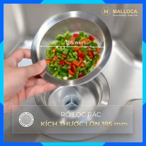 Chậu rửa chén hạn chế trầy ECO MS8048SS