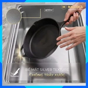 Chậu rửa chén 1 hố Inox hạn chế trầy MS7743SI