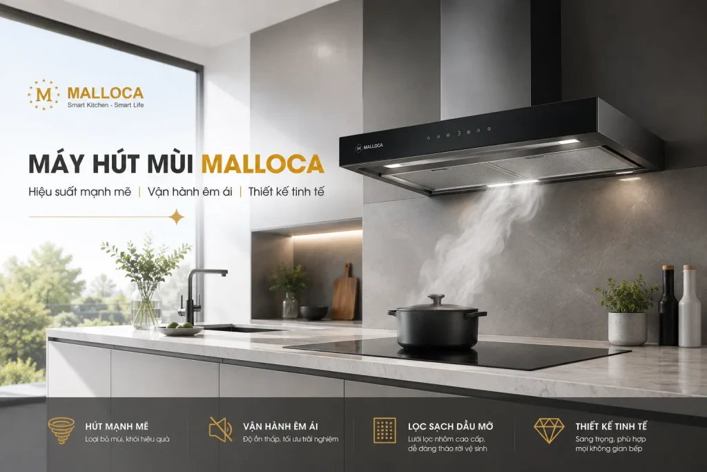 Máy Hút Mùi Malloca: Tổng Hợp Các Dòng Sản Phẩm Phổ Biến Nhất Hiện Nay 6 Máy Hút Mùi Malloca: Tổng Hợp Các Dòng Sản Phẩm Phổ Biến Nhất Hiện Nay