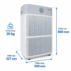 Máy Lọc Không Khí Coway Giant AP-3018B - Công Suất Lớn 99m² 11 Kích thước máy Lọc Không Khí Coway Giant AP-3018B