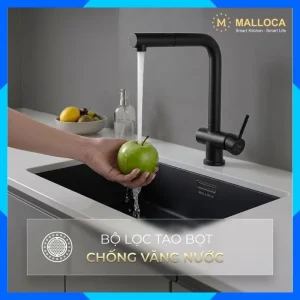 Vòi rửa chén nóng lạnh dây rút K103BL