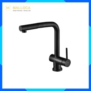 Vòi rửa chén nóng lạnh dây rút K103BL
