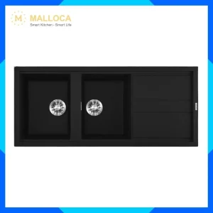Chậu rửa đá Granite Black K50086