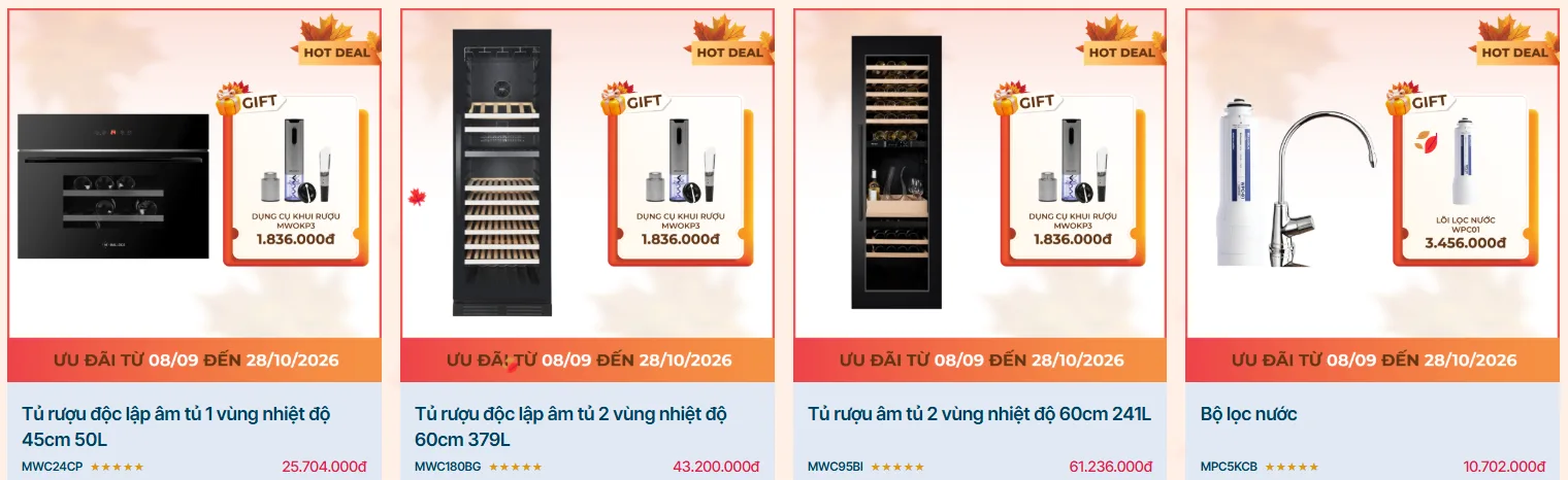 MALLOCA KHUYẾN MÃI 2026 TẶNG QUÀ ƯU ĐÃI